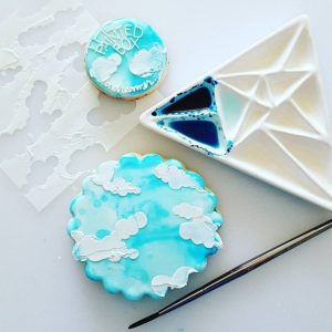 Triangle geometric Paint Palette