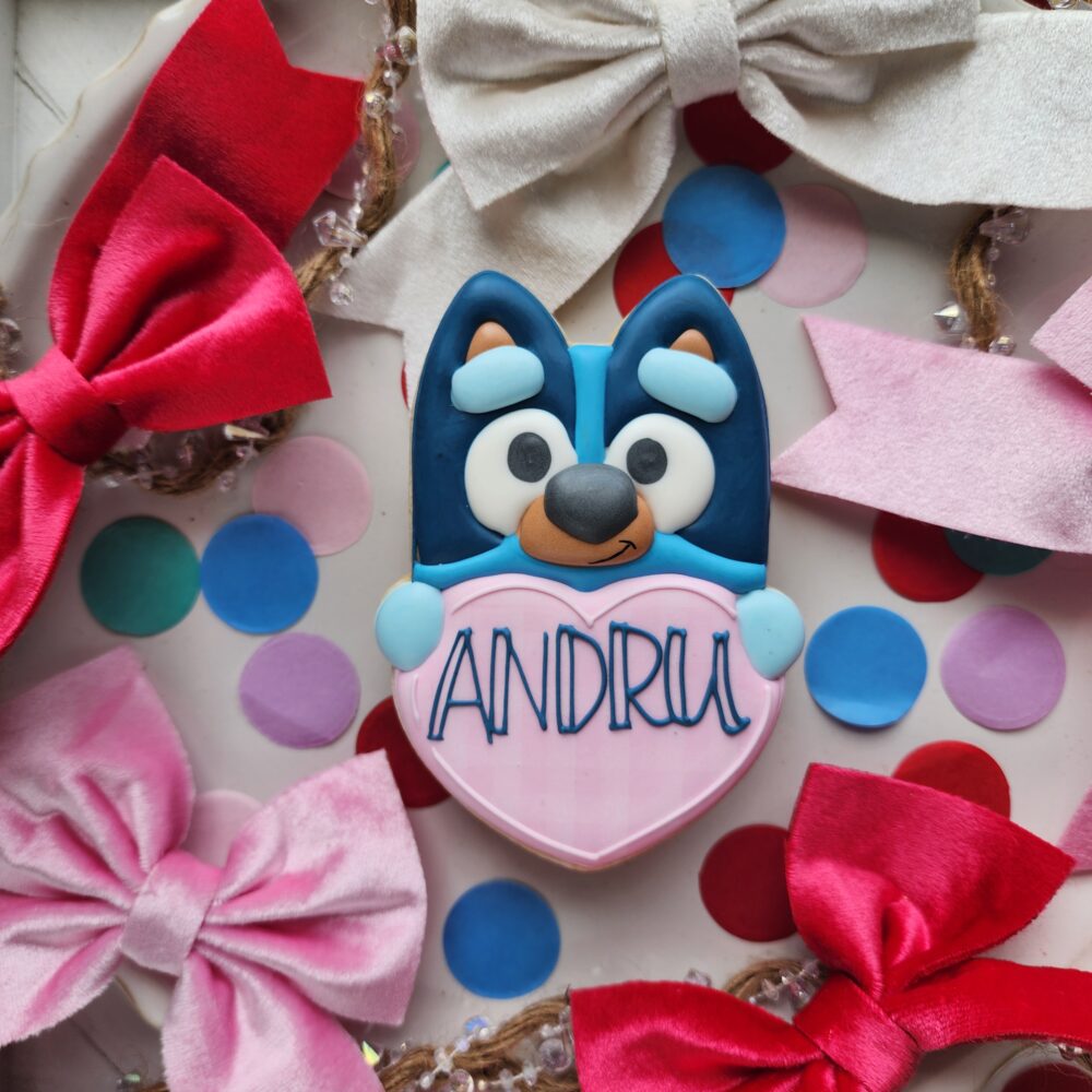 Puppy Love 1pc Personalized Cookie